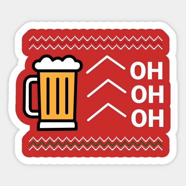 OH! OH! OH! Chemistry T shirt Sticker by hereticwear